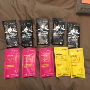 10 packets of ketones 5 unleashed and 5 NAT
